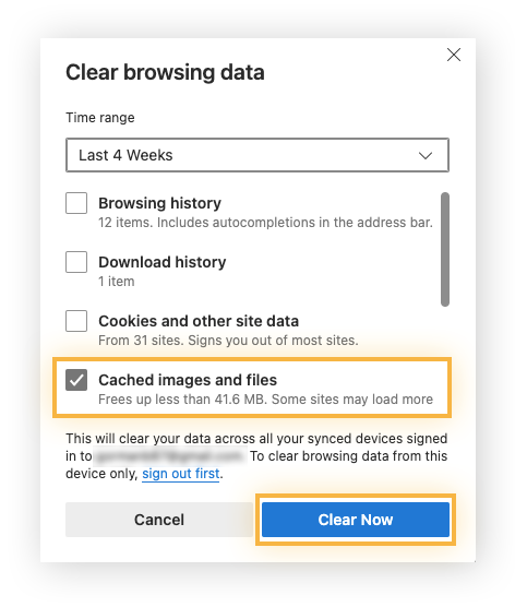How to Clear Your Cache in Microsoft Edge