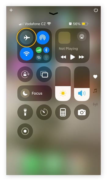 If your iPhone won't connect to internet, make sure airplane mode is off.