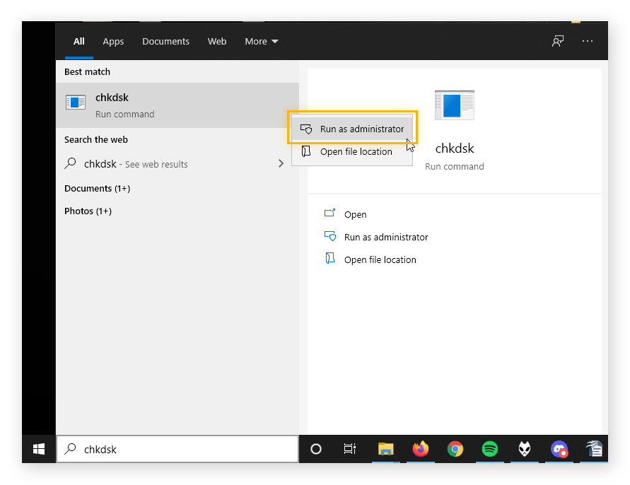CHKDSK /F /R /X Commands to Scan & Fix Hard Drives