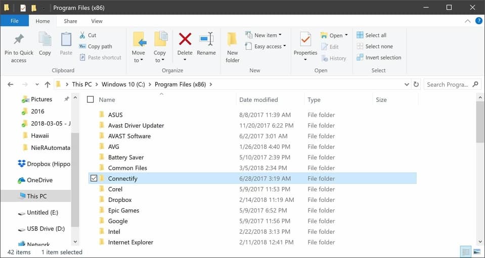Eliminar Carpeta Archivos De Programa X86