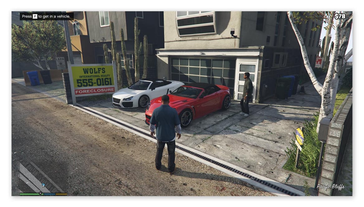 Grand Theft Auto V on Windows 10 with the highest graphics settings.